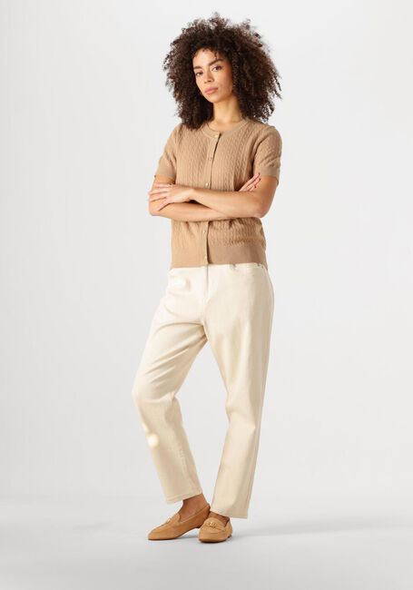 Bruine TOMMY HILFIGER Top MINI CABLE C-NK CARDI SS - large