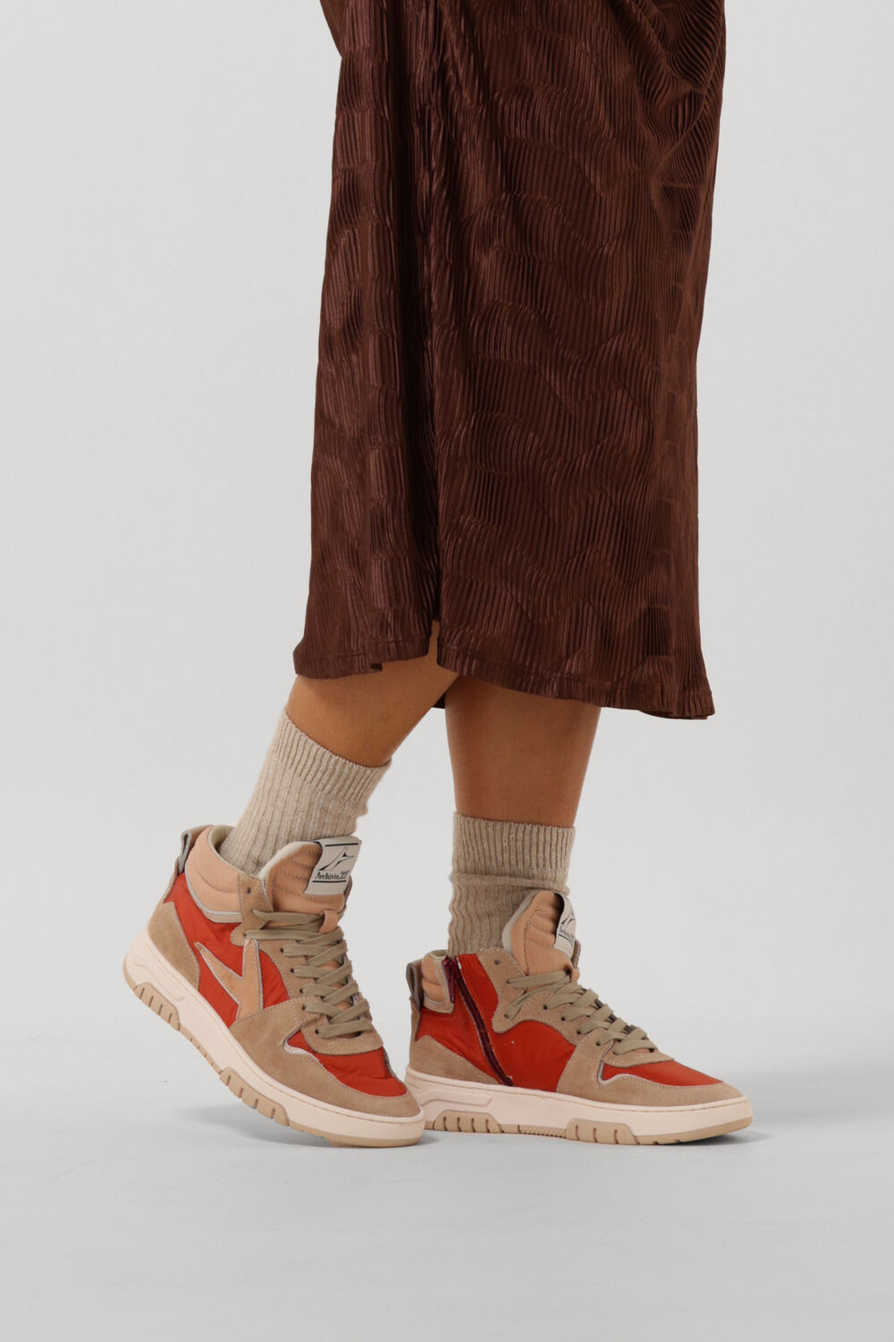 Beige ARCHIVIO,22 Hoge sneakers 647 - large