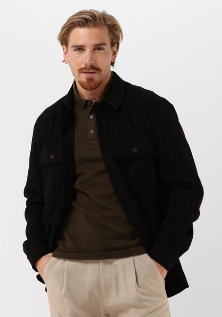 Zwarte COLOURFUL REBEL Overshirt LOGAN CORDUROY SHIRT - large