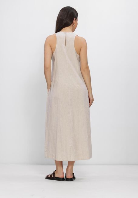 Beige SELECTED WOMEN Maxi jurk SLFLUISA RELAXED LINEN BLEND DRESS - large