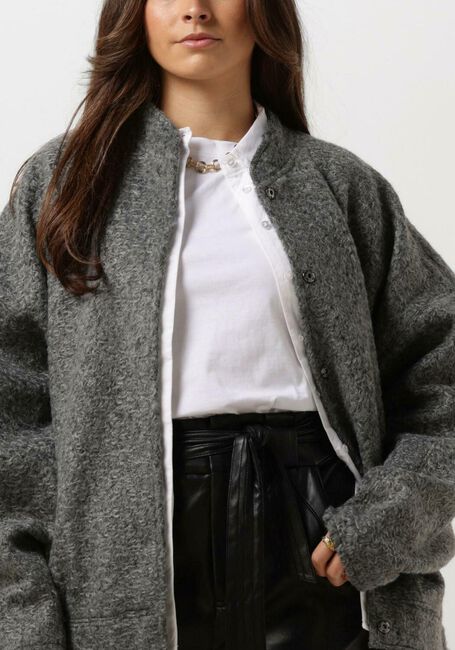 Grijze NEO NOIR Jack SHARON BOMBER JACKET - large
