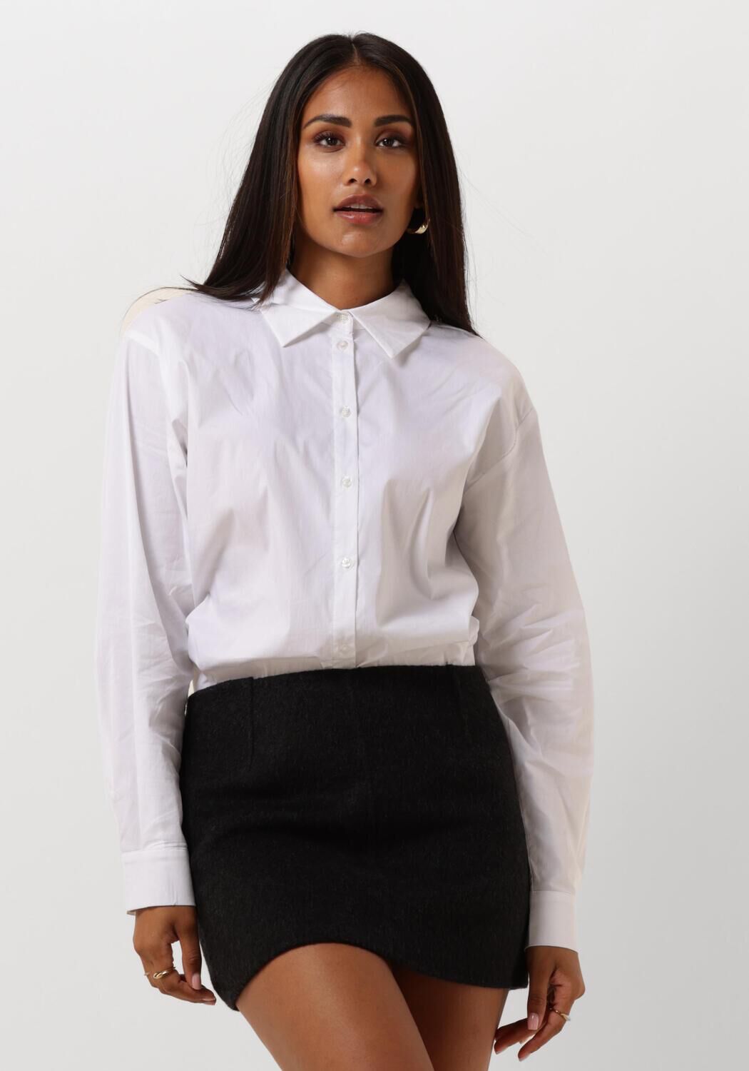 OBJECT Dames Blouses Objtutta Lo L s Shirt Wit