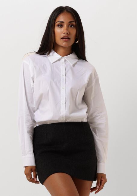 Witte OBJECT Blouses OBJTUTTA LO L/S SHIRT - large