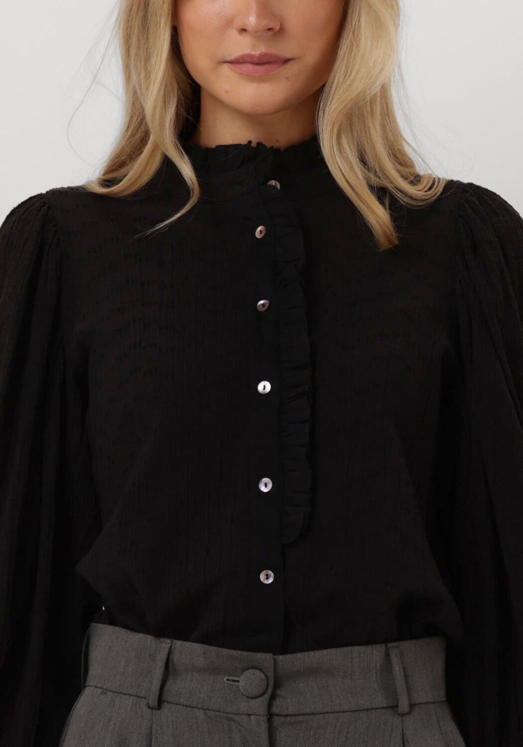 ANTIK BATIK Dames Blouses Yvette Blouse Zwart
