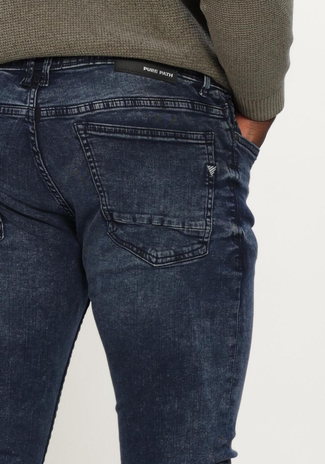 PURE PATH Heren Jeans The Jone 2.0 Blauw