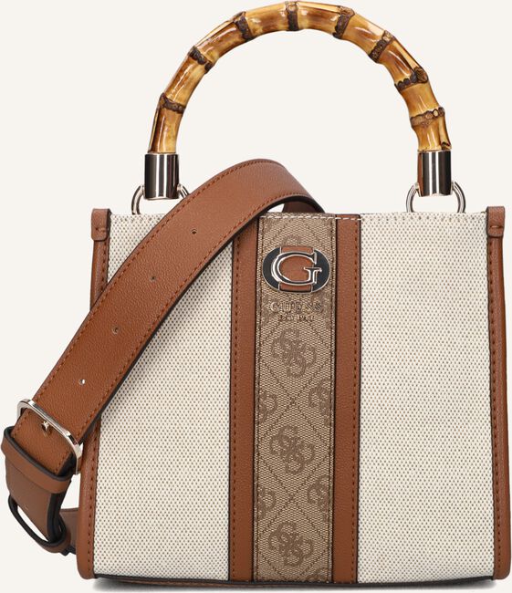 Bruine GUESS Schoudertas KERIMA BAMBOO CPMT MINI TOTE Bruine GUESS Schoudertas KERIMA BAMBOO CPMT MINI TOTE - large