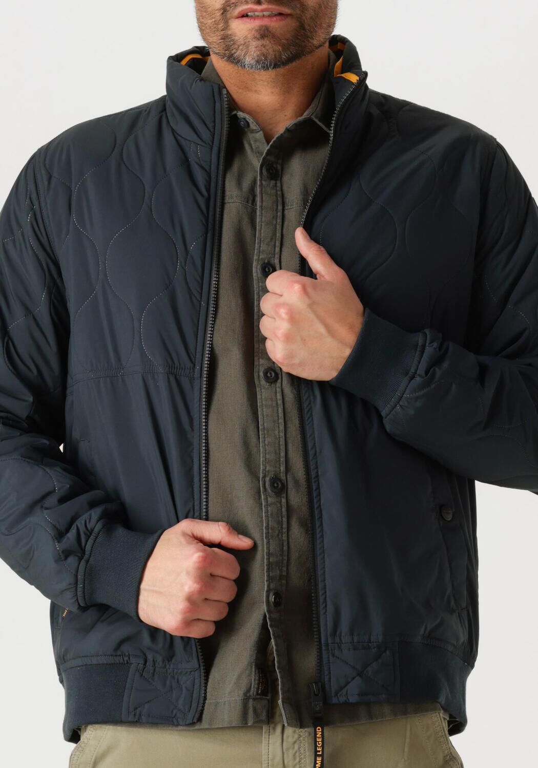 PME LEGEND Heren Jassen Flight Jacket Raider Shader Blauw