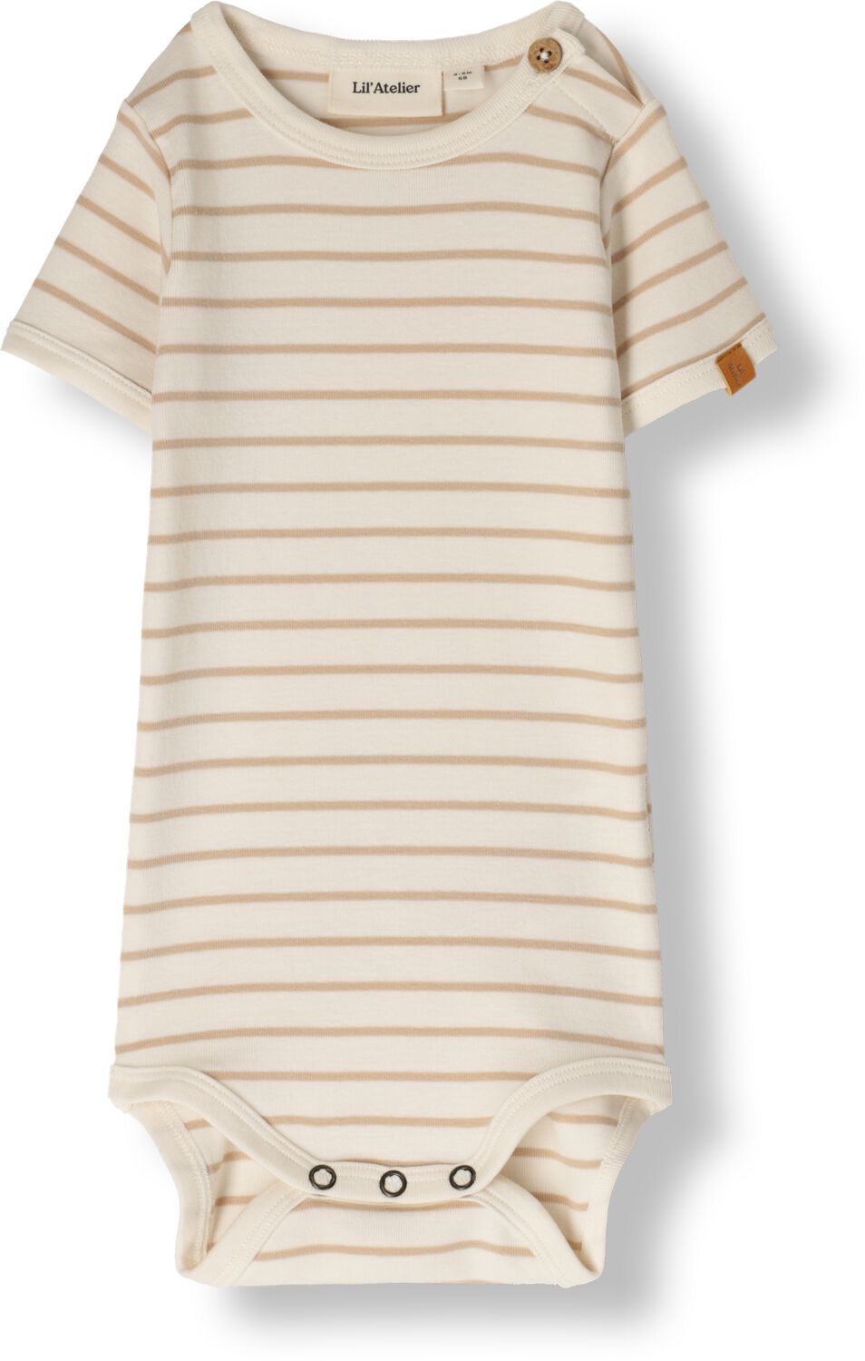 LIL' ATELIER Baby Rompers Nbmgeo Anm Ss Body Lil Ecru