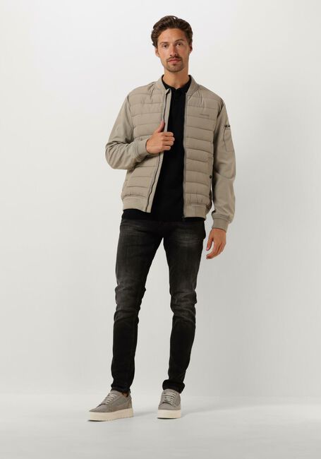 Zand PURE PATH Gewatteerde jas PADDED JACKET WITH FRONT AND SLEEVE POCKETS - large