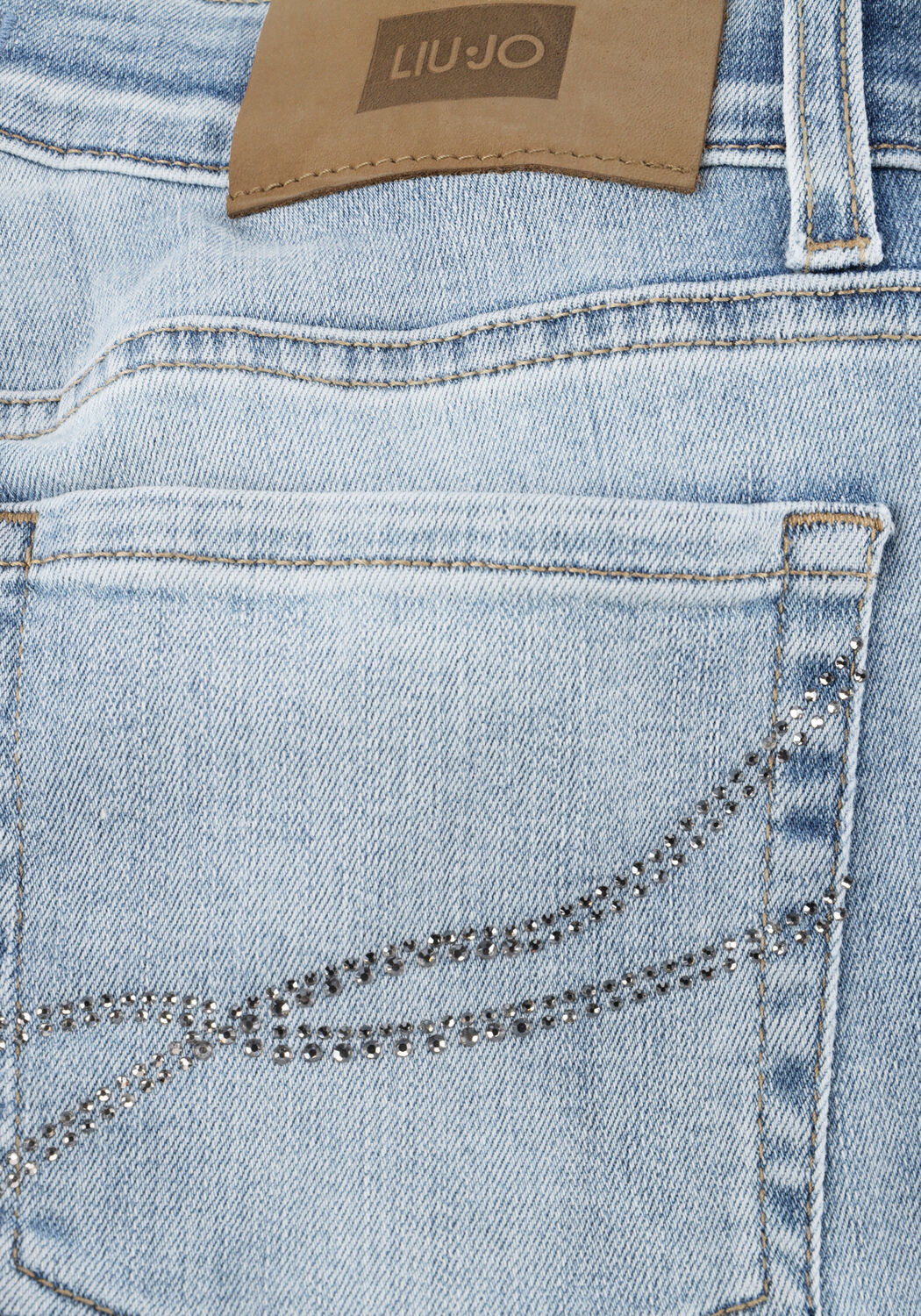 Lichtblauwe LIU JO Flared jeans ECS PANT AUTHENTIC BEAT - large