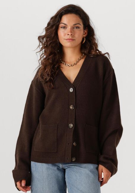 Bruine ENVII Vest ENELISE LS CARDIGAN 7230 - large