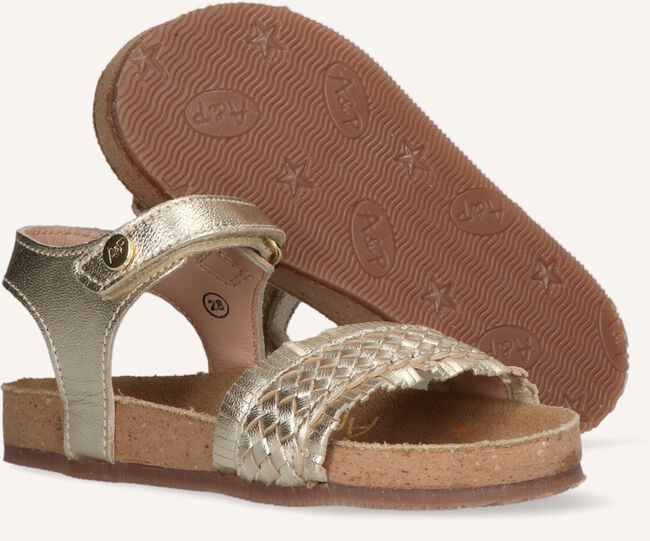 Gouden APPLES & PEARS Platte sandalen HEATHER Gouden APPLES & PEARS Platte sandalen HEATHER - large
