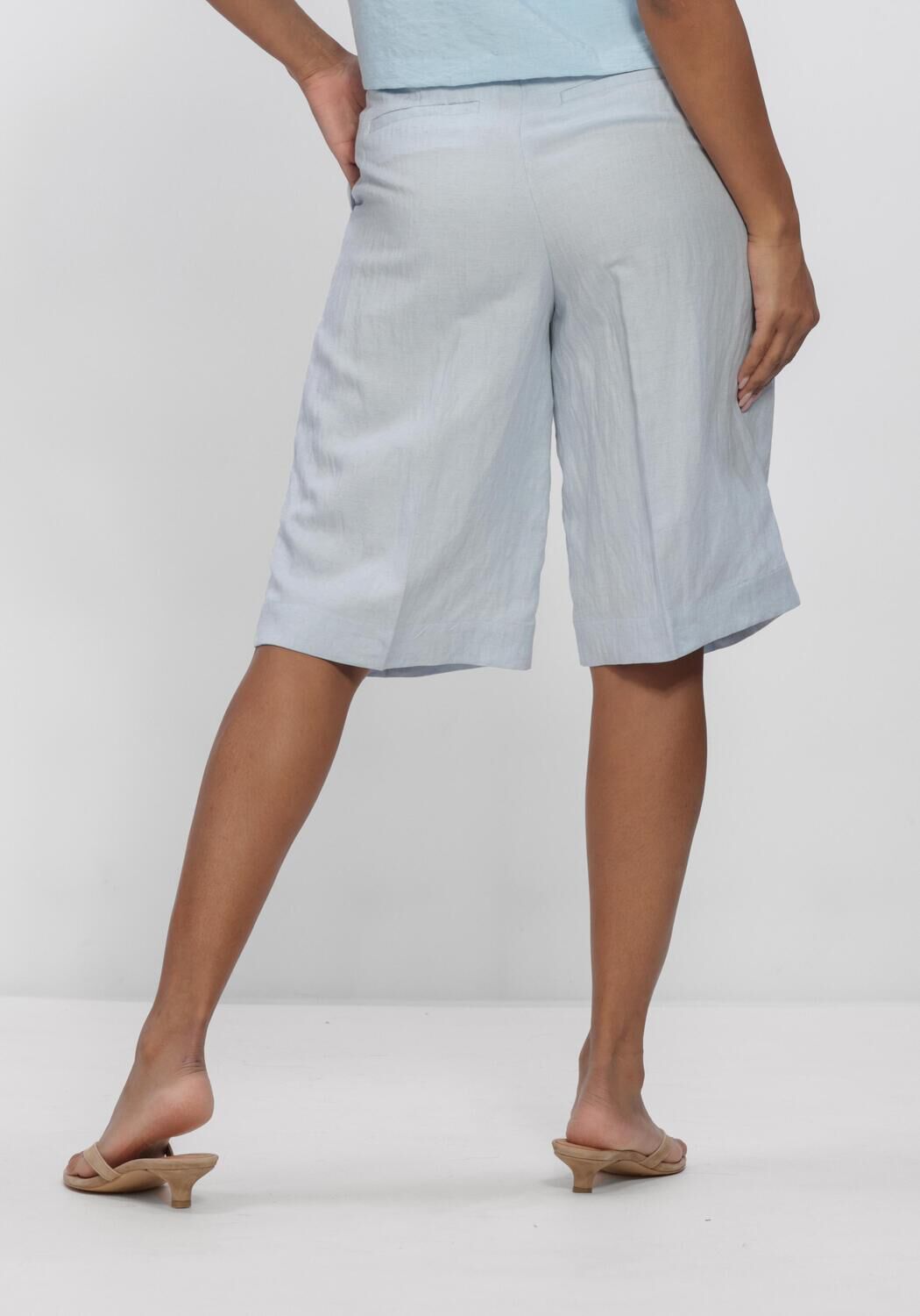 Blauwe MSCH COPENHAGEN Broeken MSCHGRACIELA FRANCISKA HW SHORTS - large