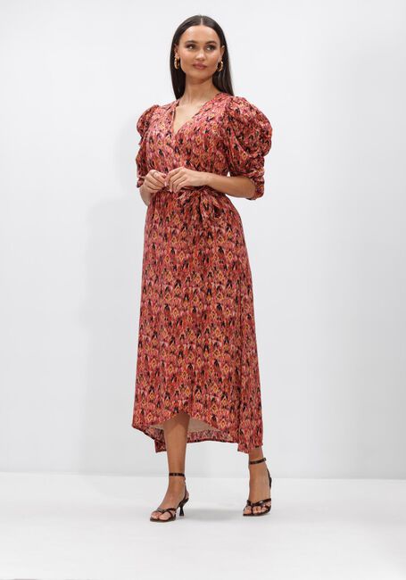 Multi AAIKO Midi jurk PIDA IKAT VIS 512 - large