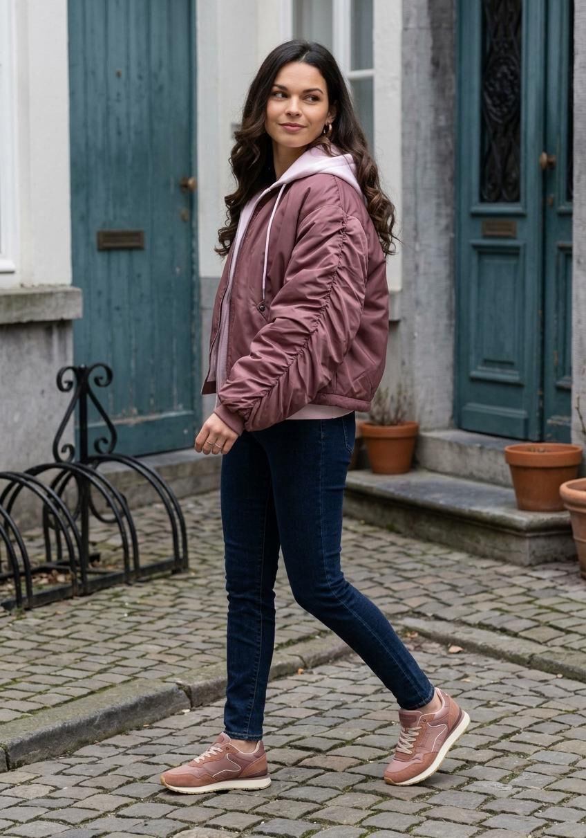 Roze THE HOFF BRAND Lage sneakers CITY - medium