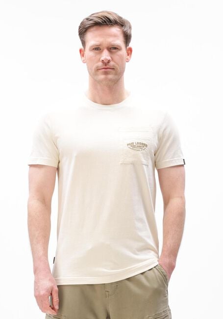 Beige PME LEGEND T-shirt PLAY HEAVY JERSEY POCKET - large
