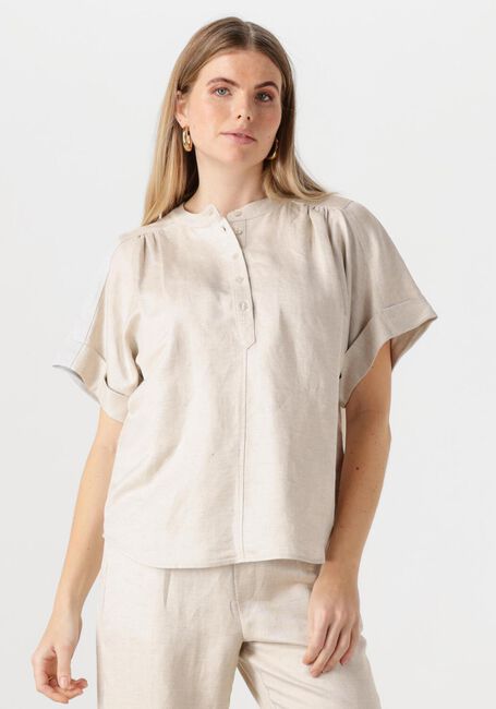 Beige MINUS Blouses SABBI LINEN BLOUSE - large