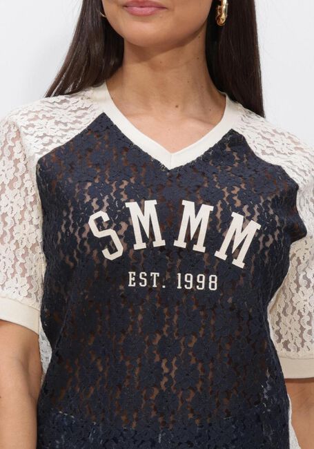 Blauwe SUMMUM T-shirt TOP SPORTY LACE - large