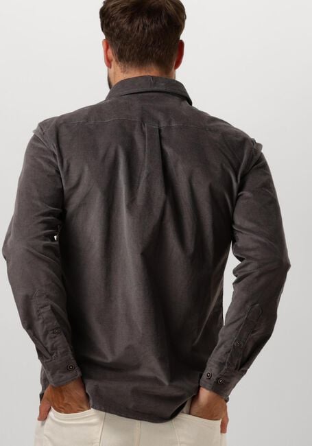 Grijze ANERKJENDT Casual overhemd AKLEIF SOLID CORD SHIRT - large