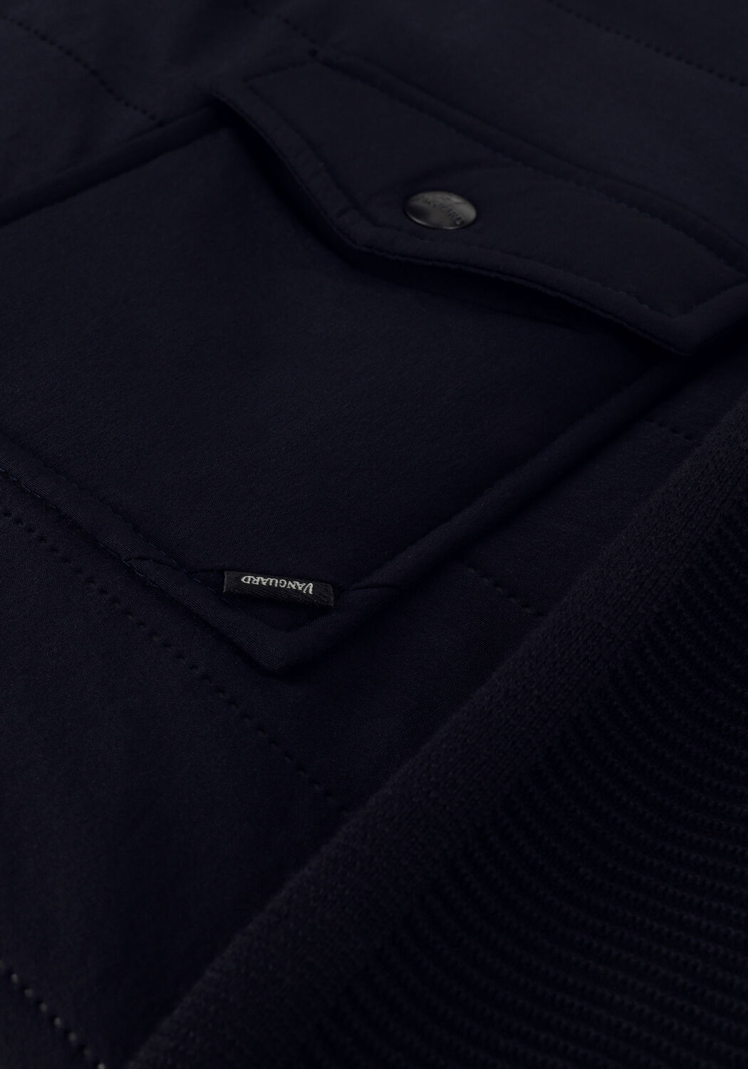 Donkerblauwe VANGUARD Jack IN-BETWEEN JACKET COTTON POLYAMIDE - large
