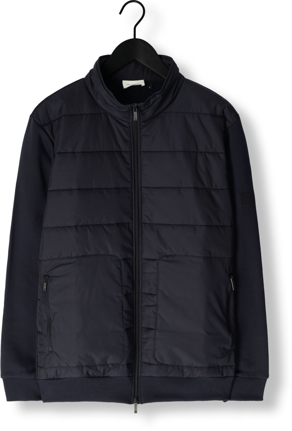 GENTILUOMO Heren Jassen Cardigan Zip Blauw