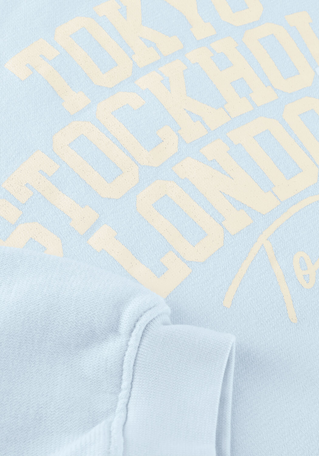 Blauwe PENN & INK Sweater SWEATER PRINT - large