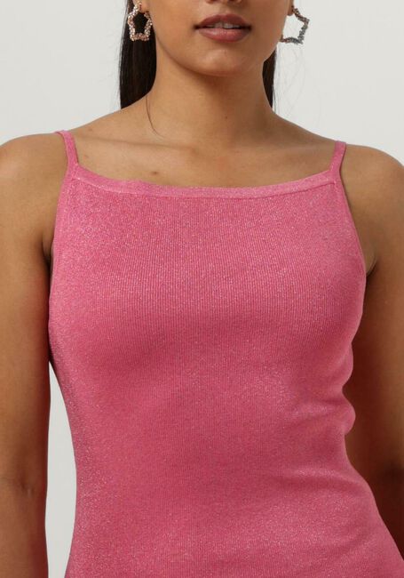 Roze NEO NOIR Mini jurk CONTIMA GLITTER KNIT DRESS - large