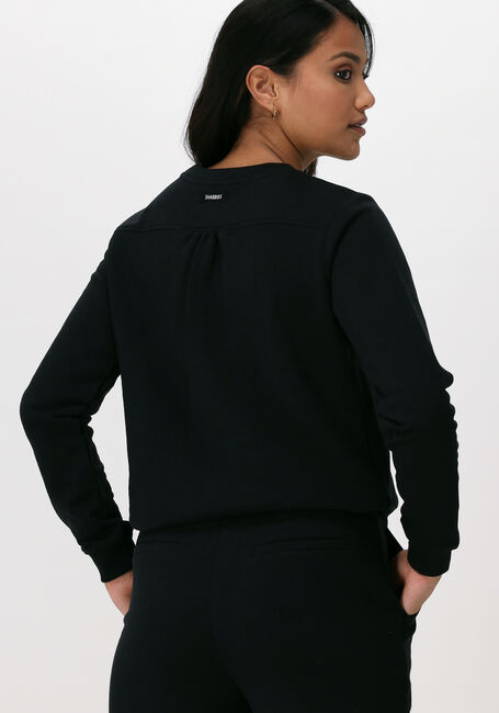 Zwarte SHABBIES Trui SHC0002 SWEATER WITH CREW NECK - large