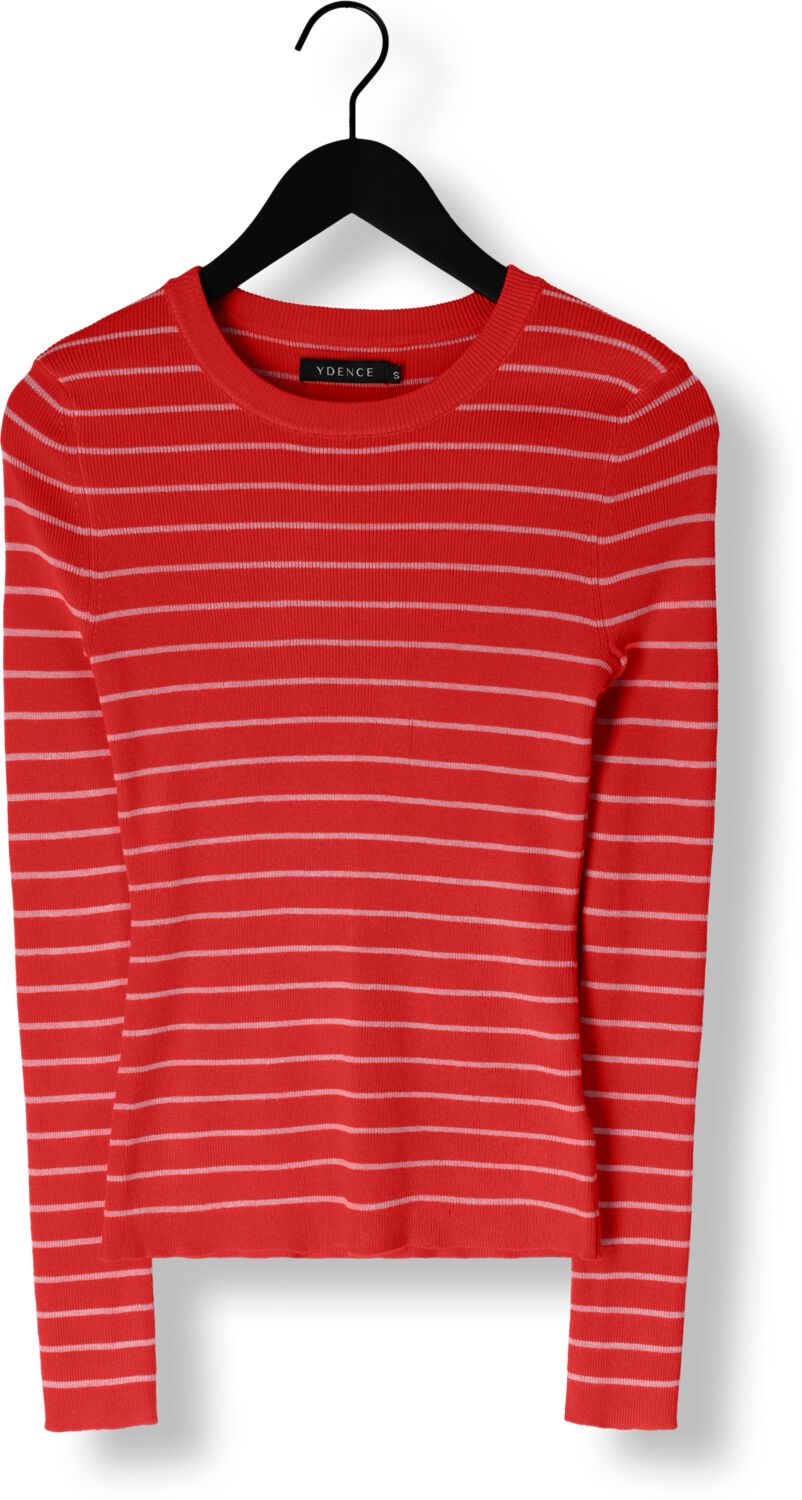 YDENCE Dames Tops & T-shirts Knitted Top Devina Rood