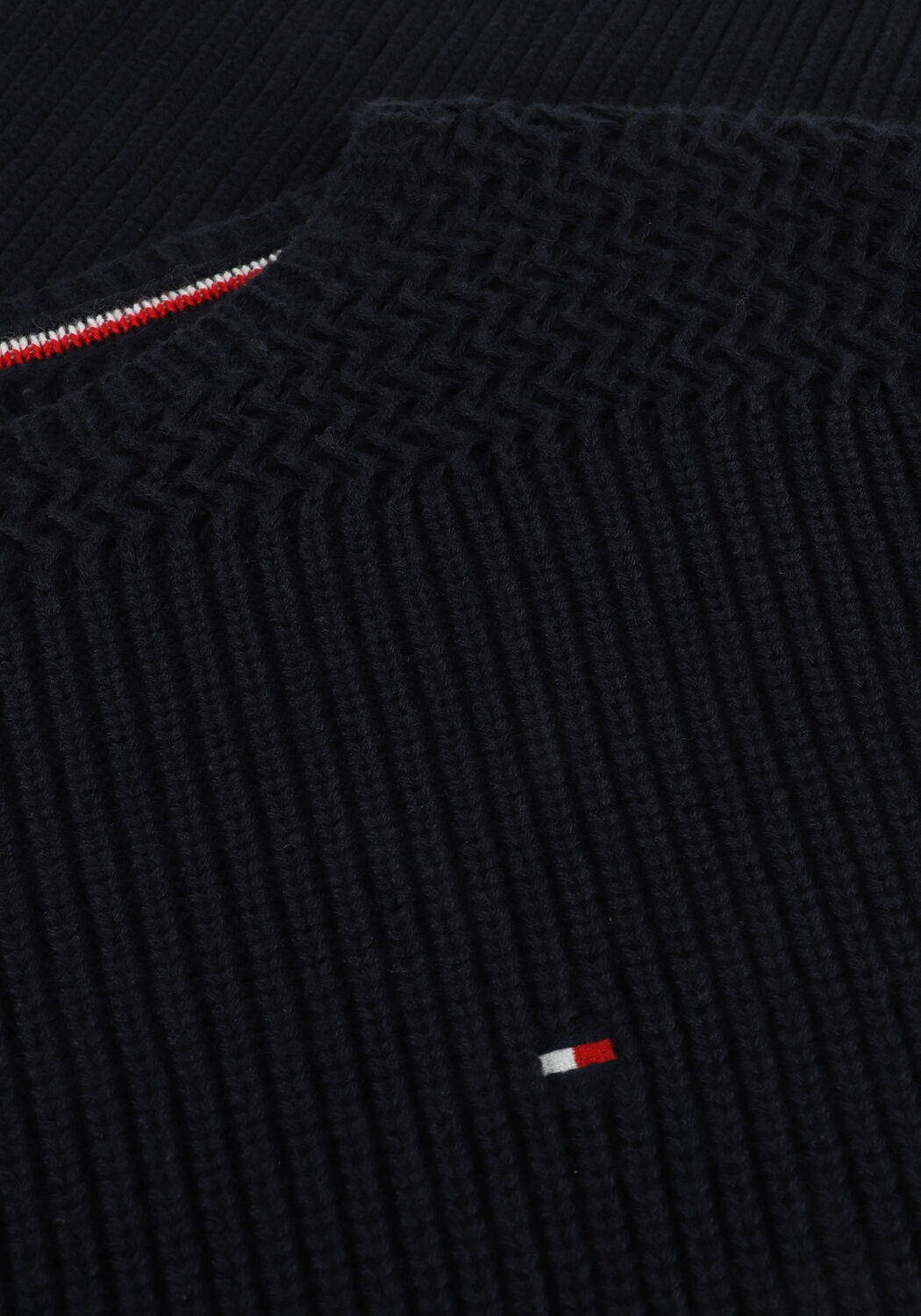 Donkerblauwe TOMMY HILFIGER Trui HAYANA DETAIL BOAT-NK SWEATERO - large