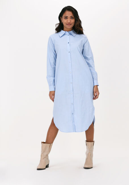Blauwe MY ESSENTIAL WARDROBE Midi jurk ALICE LONG SHIRT - large