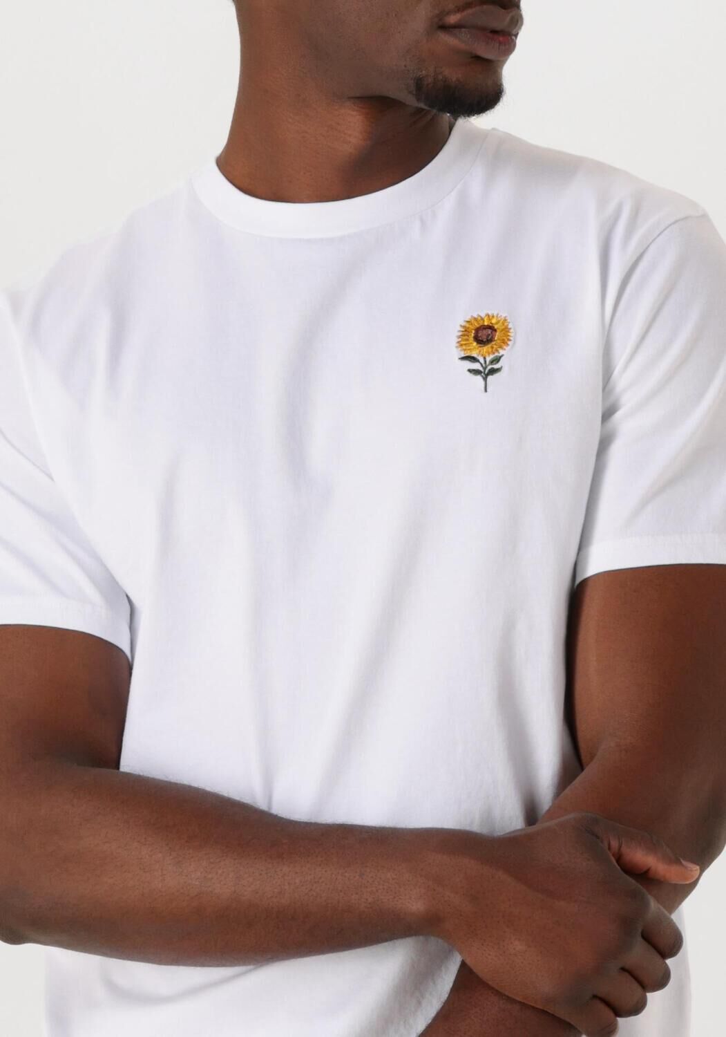 FORÉT Forét Heren Polo's & T-shirts Tournesol T-shirt Wit