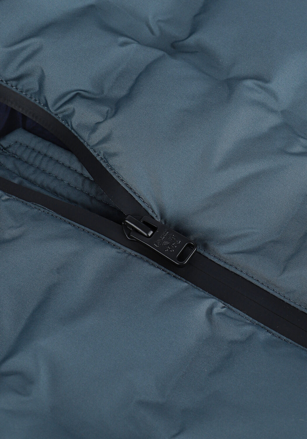 Blauwe VANGUARD Gewatteerde jas SHORT JACKET POLY RECYCLE CIRE - large