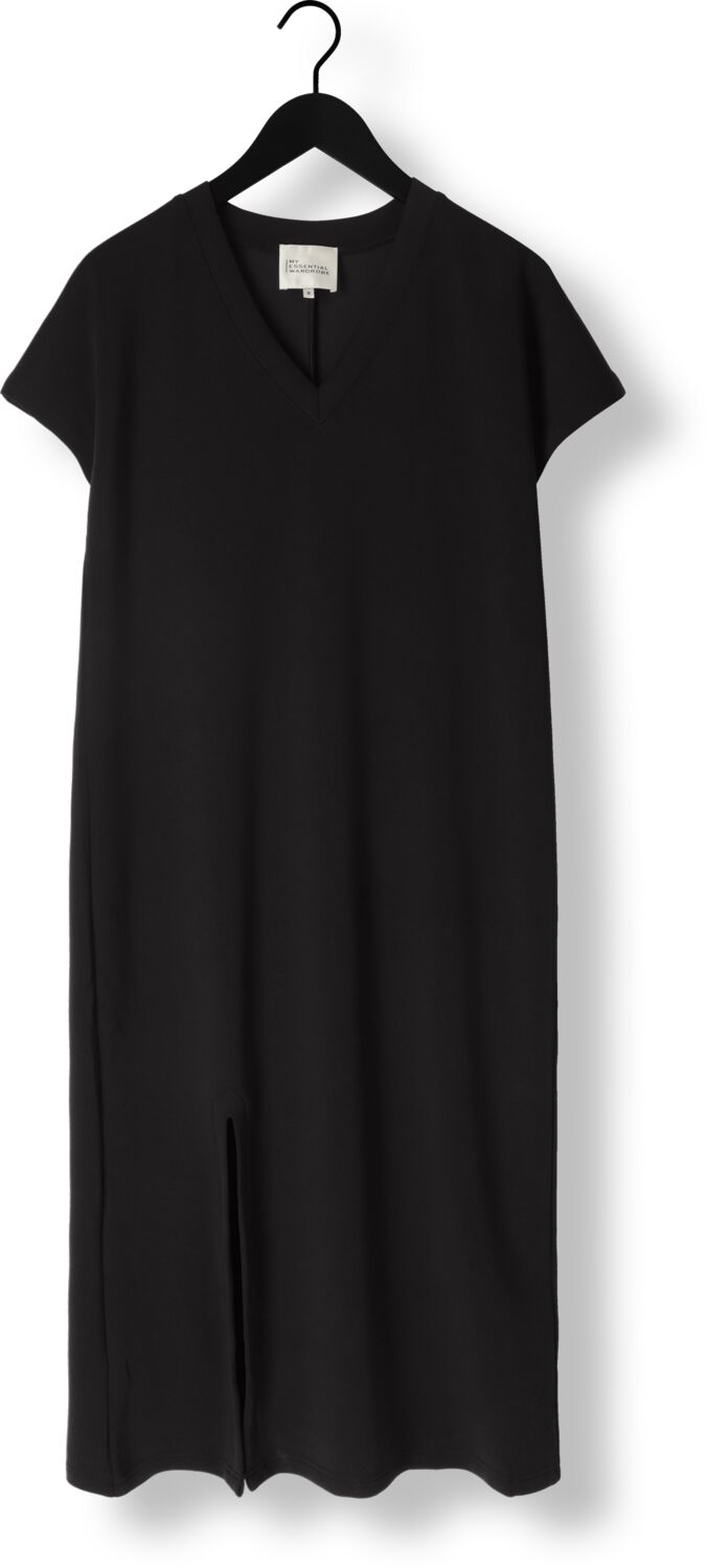 MY ESSENTIAL WARDROBE Dames Jurken Ellamw V-neck Long Dress Zwart