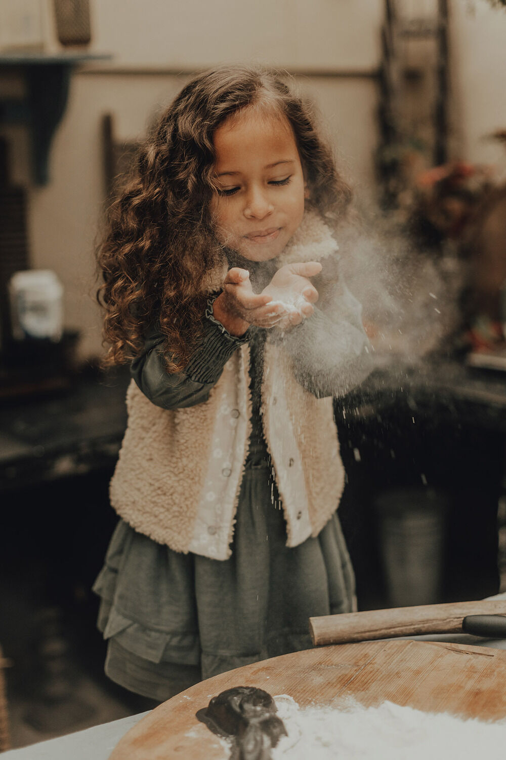 Groene BAJE STUDIO Minirok GOLDEN - large