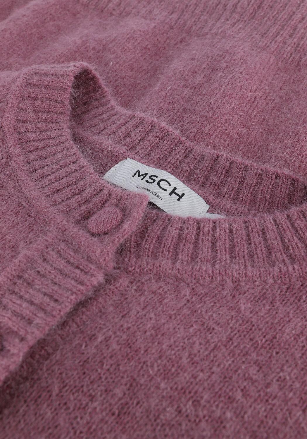 Paarse MSCH COPENHAGEN Vest MAIMEE MOHAIR CARDIGAN - large