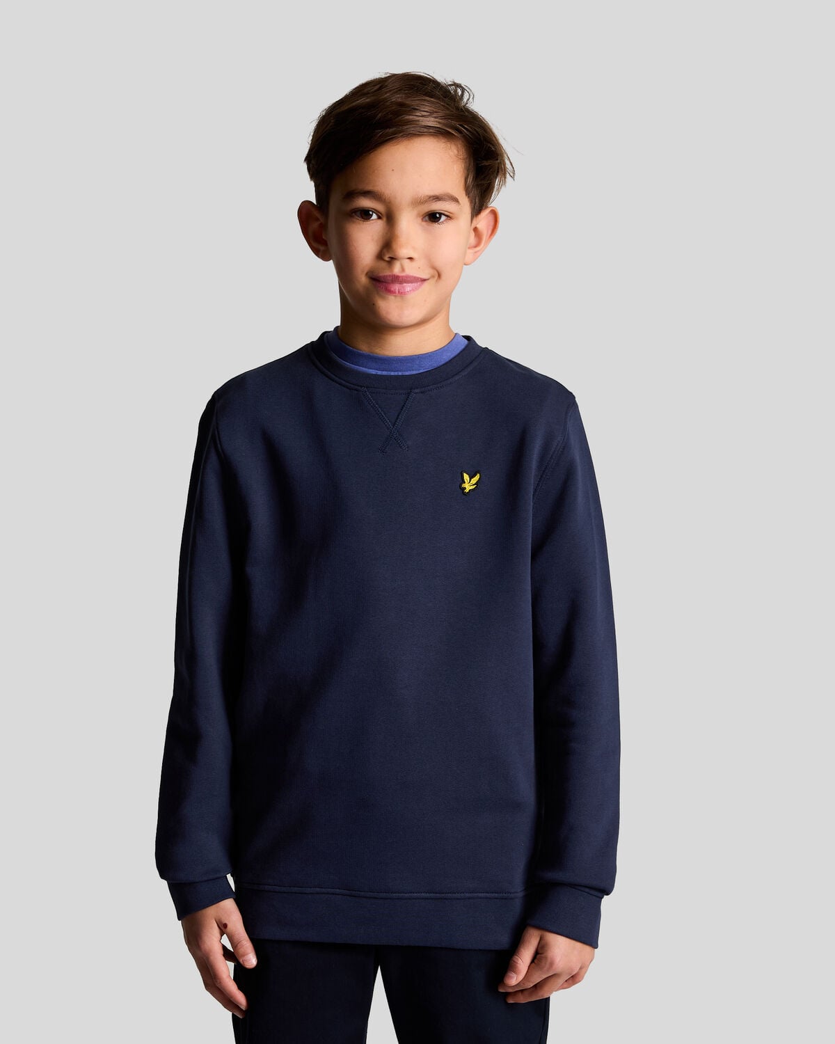 Lyle & Scott Jongens Truien & Vesten Crew Neck Sweatshirt Boys - Donkerblauw, foto 6