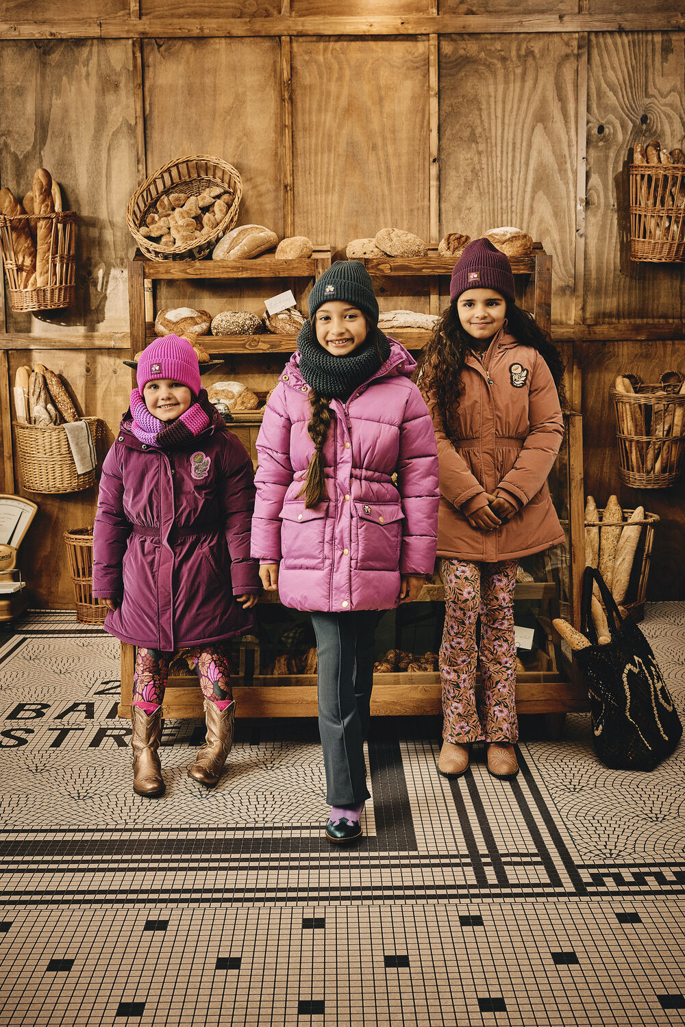 Paarse Z8 Gewatteerde jas XAVA - large