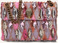 KURT GEIGER LONDON SEQUIN MINI KENSINGTON - medium