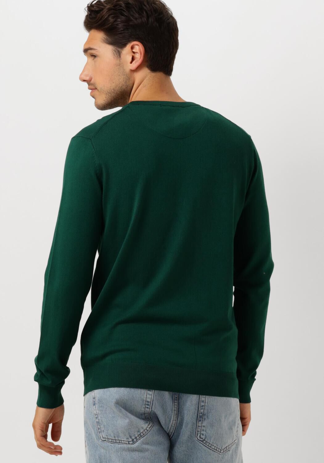 SCOTCH & SODA Heren Truien & Vesten Essential Viscose Sweater Groen