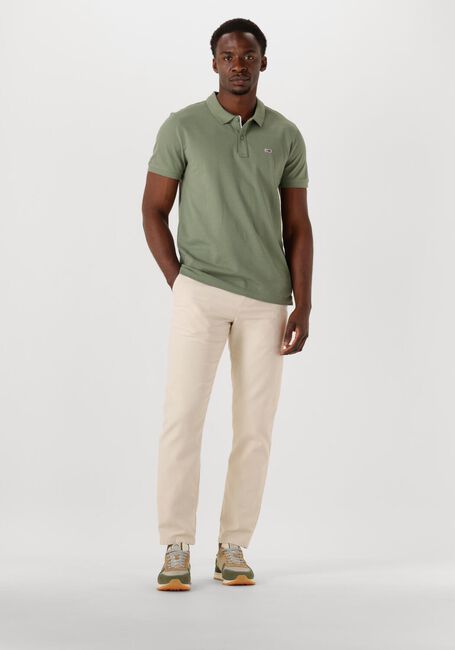 Groene TOMMY JEANS Polo TJM SLIM PLANCKET POLO EXT - large