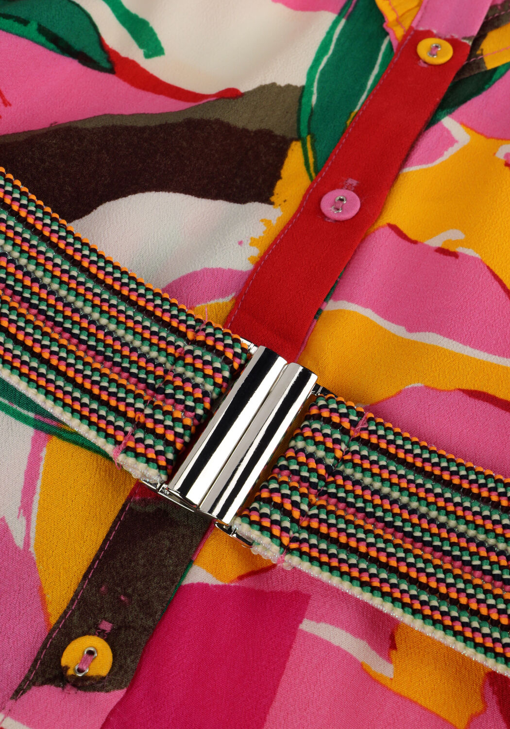 Multi POM AMSTERDAM Midi jurk CAPE TOWN DRESS - large