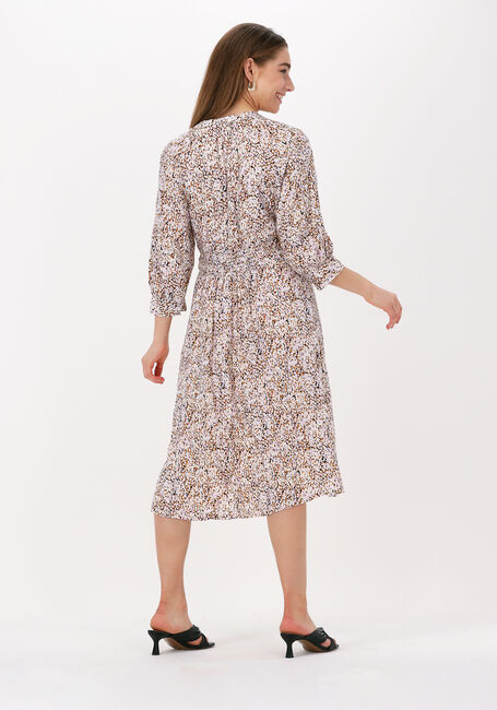 Bruine SECOND FEMALE Midi jurk LOTUS DRESS - large