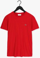 Rode LACOSTE T-shirt 1HT1 MEN'S TEE-SHIRT 1121