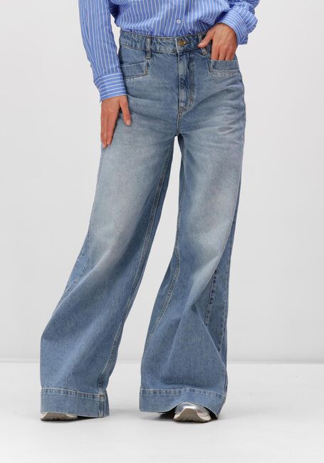 Lichtblauwe BY-BAR Wide jeans NONO JEANS - large