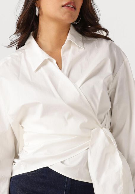 Witte ANOTHER LABEL Blouses ELIF TOP L/S - large
