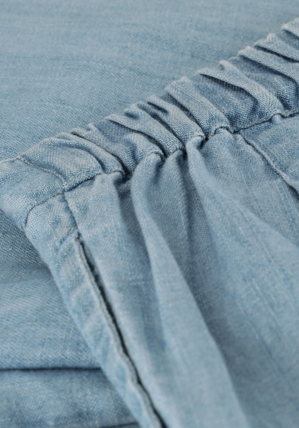 Lichtblauwe YOUR WISHES Wide jeans SLUB DENIM WIDE LEG PANTS - large