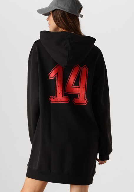 Zwarte ALIX THE LABEL Mini jurk LADIES KNITTED HOODED SWEAT - large