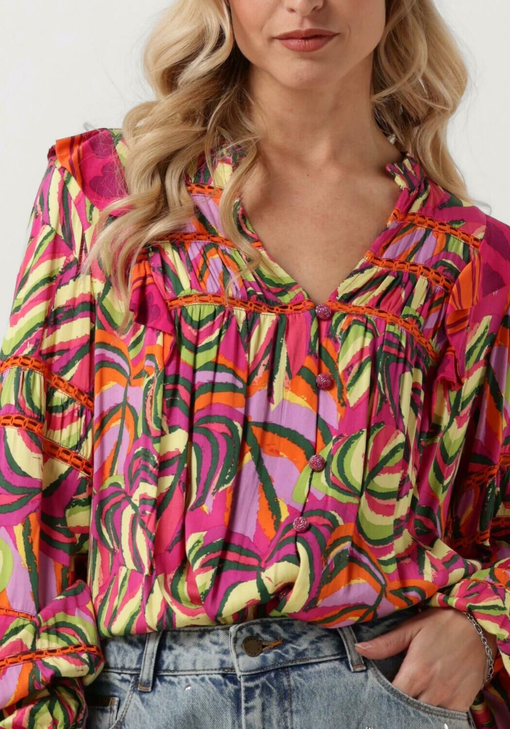 HARPER & YVE Dames Blouses Jess-ls Multi