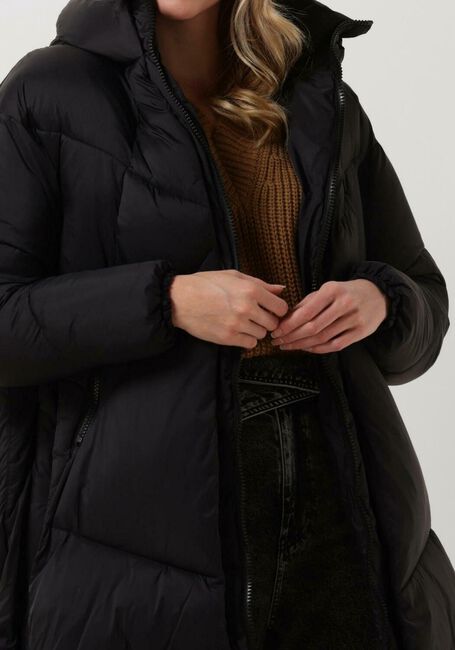 Zwarte CANADIAN Gewatteerde jas EUGENIE RECYCLED LONG - large